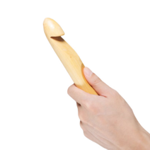 자이언트얀 망고실 벨벳 패브릭 얀 가방 쿠션 방석 만들기 뜨개실대형 나무 크로셰 후크 인체 공학적 세트, 03 25 MM, 한개옵션1