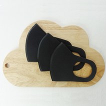 미지몰 3D 연예인 폴리우레탄 블랙마스크 1set (3장), 3장