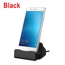 고속 충전기 무선 USB 데스크탑 충전기 도킹 스테이션 iPhone 7 8 SE Xiaomi 11 참고 10 9 T A2 A3 Lite Re, 01 Black_03 For Type-C USB