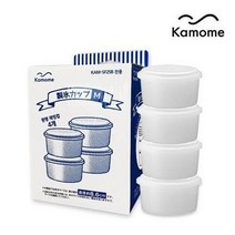카모메 눈꽃빙수기 전용 원형제빙컵 KAM-C25M, 8개입