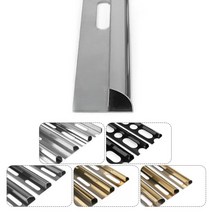라운드 코너비트 벽 모서리 몰딩 마감재 타일 코너비드 쫄대 재료분리대 G TYPE, 10mm, 헤어라인, 라운드 코너비트 블랙