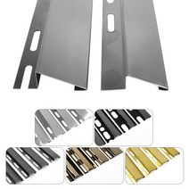 경사 코너비트 벽 모서리 몰딩 마감재 타일 코너비드 쫄대 재료분리대 F TYPE 2.4m, 12mm, 헤어라인, 경사 코너비드 골드