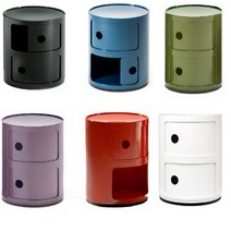 카르텔 Kartell 콤포니빌리 인테리어 가구 수납장 2단 6색상, 블루