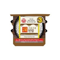 우리집 오뚜기밥 식감만족 고슬고슬된밥 (210GX3) 간편식 아침대용 캠핑 자취생 간단식사 맛있는한끼 오뚜기 홈캉스 식재료, 3개