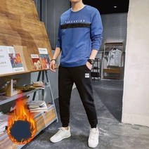 남자 트레이닝복세트 겨울 기모 맨투맨 조거팬츠pdm18 weizhi
