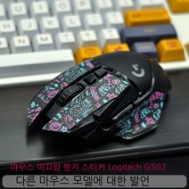 Topsky 무선 마우스 도마뱀 가죽 도마뱀 스킨 Logitech G502 안티 슬립 스티커 유선 무선 영웅 마스터 마우스 안티 슬립, 샴페인 컬러, 0.5Mm