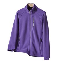 ANKRIC 커플시밀러룩 가을과 겨울 야외 스포츠 폴라 플리스 플리스 재킷 남성 패딩 양면 착용 충전 재킷 라이너 따뜻한 양털 재킷 여성