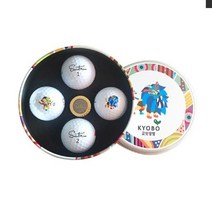 [ILLU]세인트나인 X 4구 TIN-111(인쇄비별도) 디자인골프공 필드용 선물용세트 선물용 용골프_hAeEA, 선택h_컬러, 은장