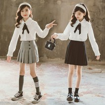 키즈봉봉 여아 주니어 봄신상 추천 스쿨걸플리츠투피스