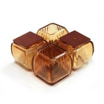 디앤데코 불소수지 의자발커버 소음방지커버 사각 35*35mm 4P 구성 완제품 1개