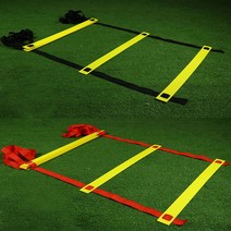 SM스포츠 스피드 훈련 연습사다리 4M 6M 8M 10M, 빨강+노랑