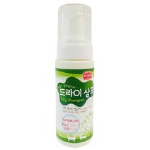 강아지 미용 거품타입 자연건조 드라이 샴푸 150ml 천연 샤워 향기좋은 비누 목욕 추천, 8개(박스할인)