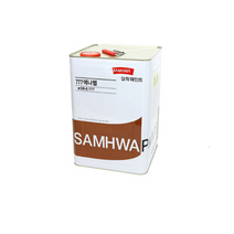 삼화페인트 777에나멜 18L 철재용 방화문 계단난간, 반광 흑색, 18000ml, 1개