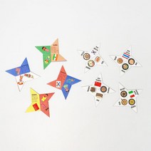 [몽파] [집콕] 세계여러나라 표창딱지 만들기-1인세트