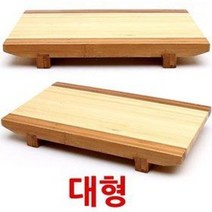 투톤 대나무 회도마 28 (육회도마 초밥접시 생선회접, 대형28x17
