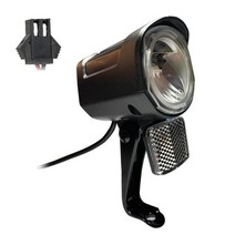 여성용 범용 전기 자전거 헤드 라이트 산악 자전거 DIY 유선 프론트 라이트, 67x122mm, ABS 플라스틱, SM 커넥터