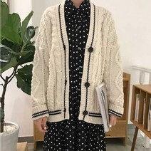 봄가을 필수아이탬 줄포인트 꽈배기 가디건 이즈 루즈핏 박스 숏 볼레로 롱 미니 카디건