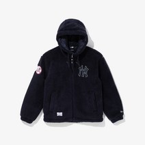 뉴에라 MLB 뉴욕 양키스 보아 플리스 후드 집업 네이비 13781145