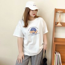 심플 베이직 반팔 티셔츠 여성 여름 슬림 탑