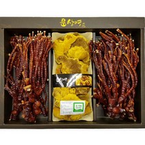 문상영버섯농장 유기농 상황버섯 120g+무농약 녹각 영지버섯 200g 선물세트, 1개