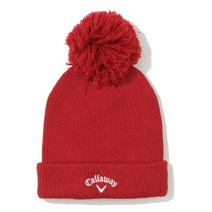 캘러웨이 비니 C22291216 여성 골프 모자 니트 겨울 Callaway 베스트 상품, 3.레드