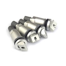 tpms 타이어 공기압 센서 측정 4 pcs 압력 모니터링 oe 압력 밸브 스템 교체 밸브 수리 키트, 없음