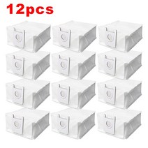 샤오미 로이드미 이브 플러스 로봇 진공 청소기 고품질 먼지 봉투 예비 부품 교체용 일회용 액세서리 Xiaomi Roidmi EVE Plus, [04] 12pcs