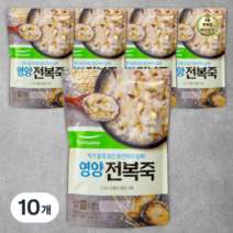 라이브잇 풀무원 영양 전복죽 450g 10개, 130개