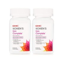 GNC 여성 철분제 아이언 컴플리트 종합 비타민 60정 X 2팩