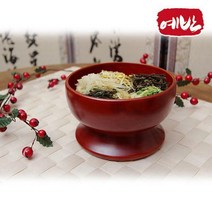 원목 물푸레 나물그릇