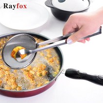 수유식 튀김기 초음파 튀김기 식용유 필터 정제 필터 업소용rayfox 스테인레스 스틸 튀긴 음식 오일 국자 주방 소쿠리 스트레이너 배수 오일 폴더 주방 가제, 스타일 1