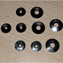 YUJINCO 돔와샤 철+고무 방수 와샤, 돔와샤#10x14