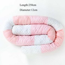 라클라우드침대 신생아 연필 구름 장벽 어린이 방 안전 제품 아기 울타리 침대 범퍼 코튼 키즈 긴, [03] Pink C(Length 250cm)