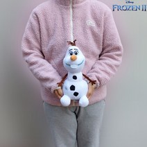 맥스토어 겨울왕국2 올라프 인형 기본 눈사람 낙엽 울라프 캐릭터, 올라프2-눈꽃 25cm