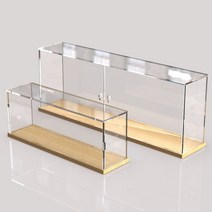 투명 아크릴 장식장 피규어 진열대 프라모델 건담 보관 전시대, 30x10x13.5 cm