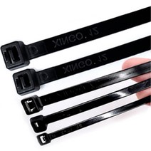 케이블밴드 타이 5x200mm500개 캠핑 낚시 선정리기 전선홀더 전선클립