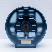 브로위즈 공중화장실 대형 두루마리 업소용 휴지걸이 점보롤 케이스 디스펜서, 반투명블랙