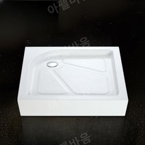 배수판 캠핑카 컨터이너 발판 베이스 샤워실 받침대 아크릴 바닥 샤워 카라반 욕실 직사각형 샤워실 바닥 세면대 아크릴 샤워 베이스, 01.800X800X160mm