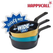 [본사직영] HC해피콜 플렉스 팬 와이드 IH 22cm 3종 中 택1, 매트 블랙, 매트 블랙