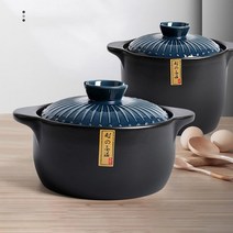 KST 010511무균열 뚝배기 가정용 찌개용 내열냄비 인덕션 적용 블루, 5L