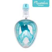 아쿠아무브 스노클링 풀페이스 마스크, 2.민트 S/M(여성및아동), 1개