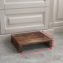 원목 나무발판 주방 욕실 디딤돌 미끄럼방지 높은판, 1개, D 40*30*15CM