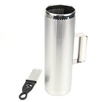 Foraineam Latin Percussion 4” x 12” Metal Guiro with Scraper Instrument, 1