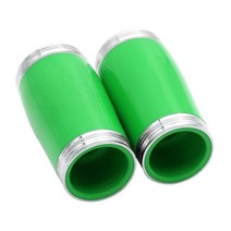2 Pieces Professional Bakelite Clarinet Two Section Tuning Tube Metal Ring B Flat No Burr Barrel Tre, [02] Green