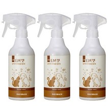 [이엠] EM펫반려동물탈취제(500ml) 3개 악취제거 강아지냄새 고양이탈취 배변판 탈취제, 500ml*3