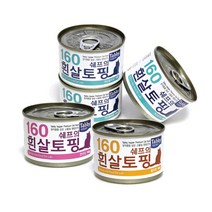 테비 쉐프의흰살토핑 고양이캔 160g x 24개, 종류:연어맛
