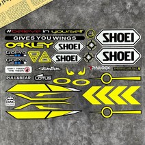 반사 헬멧 스티커 바이저 윈드실드 유리 모토 GP 렌즈 데칼 레이싱 바이크 오토바이 악세사리 SHOEI HJC KYT호완자동차 자전거, [02] shoei 2