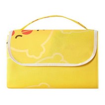 마벨인홈 아웃도어 접이식 휴대용 피크닉 돗자리(150cm x 200cm), 옐로우