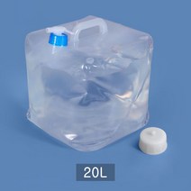 다렌 야외 간편식 플라스틱 접이 물통 등산 여행 캠핑용 물주머니, 20L