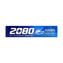 2080 치석케어 어드밴스 블루 치약 160g, 1개
